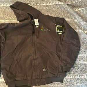 BERNE Brand Icecap Insulated Work Jacket - Seed Consultants Logo - New With Tags